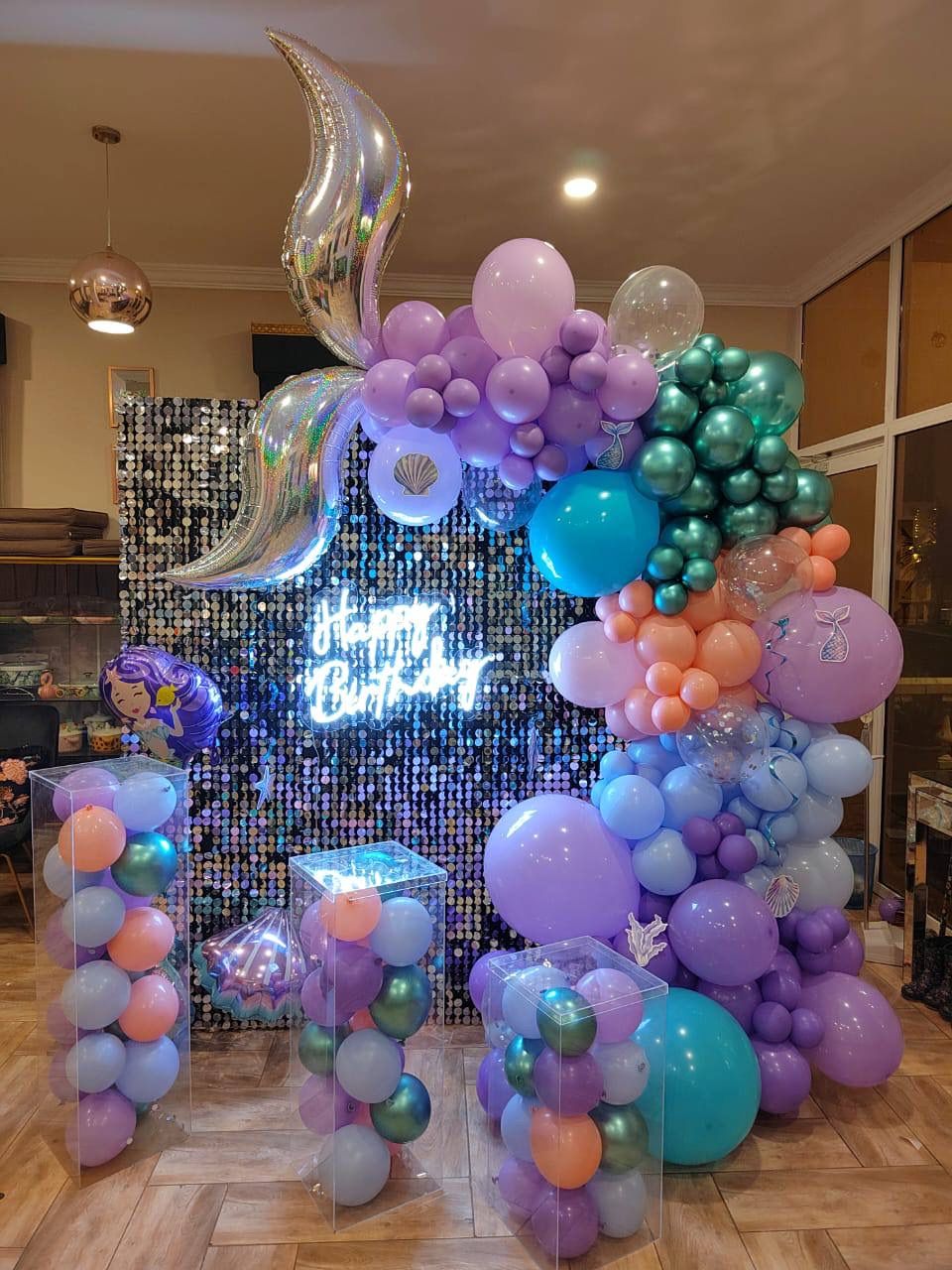 تنسيق عيد ميلاد عروس البحر