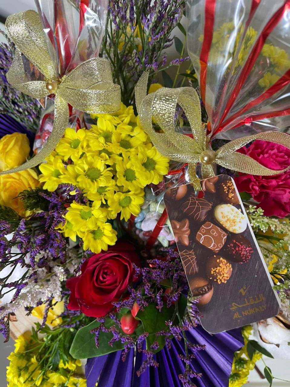 ورد بشوكولاتة